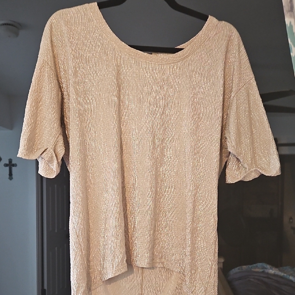 Elegant Cream Women's Top